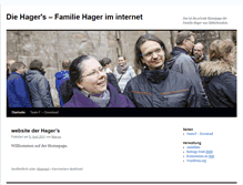 Tablet Screenshot of hagernet.com